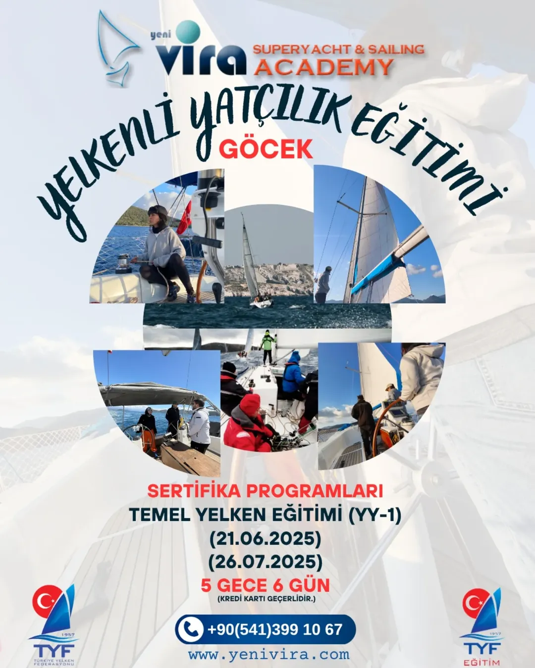Göcek’te Yelken Kursu – TYF Sertifikalı Eğitim & Deniz Macerası | Yeni Vira